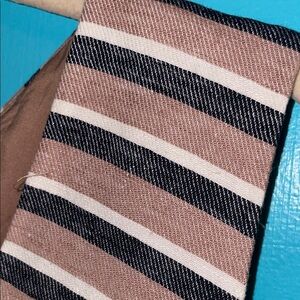 Anne Klein Brown and Black Striped women’s blazer dress